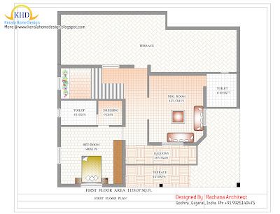 First Floor Plan - 254 Sq M (2741 Sq. Ft.)