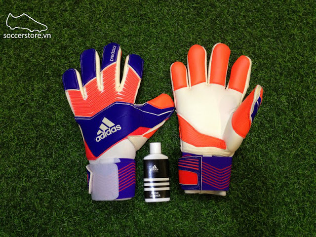 Adidas Predator Zones Pro Night Flash- Solar Red- White GK Gloves 