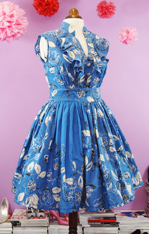 Alexandra King - Vintage Inspired Clothing. : Anna's New Blue Dress