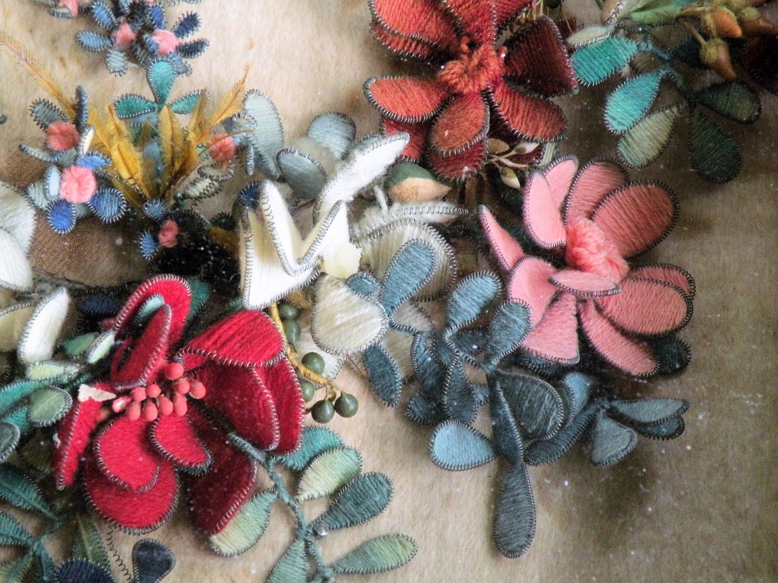 This girls art wool work