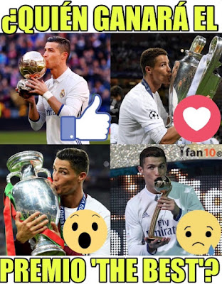 CRISTIANO RONALDO FIFA THE BEST 2016 MEMES