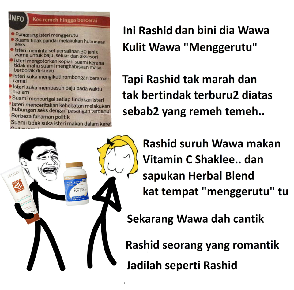Pengedar Shaklee Bintulu, Semporna : Jadilah Seperti Rashid