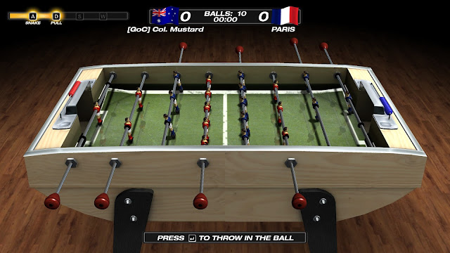 Screenshot from Foosball: World Tour