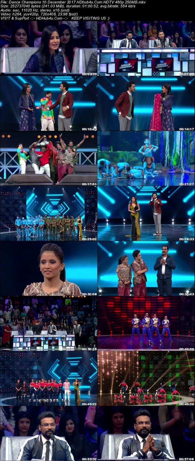Dance Champions 10th December 2017 480p HDTV 250MB Download