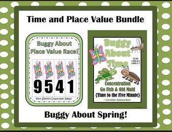 Buggy About Springtime Math Bundled Centers For Common Core