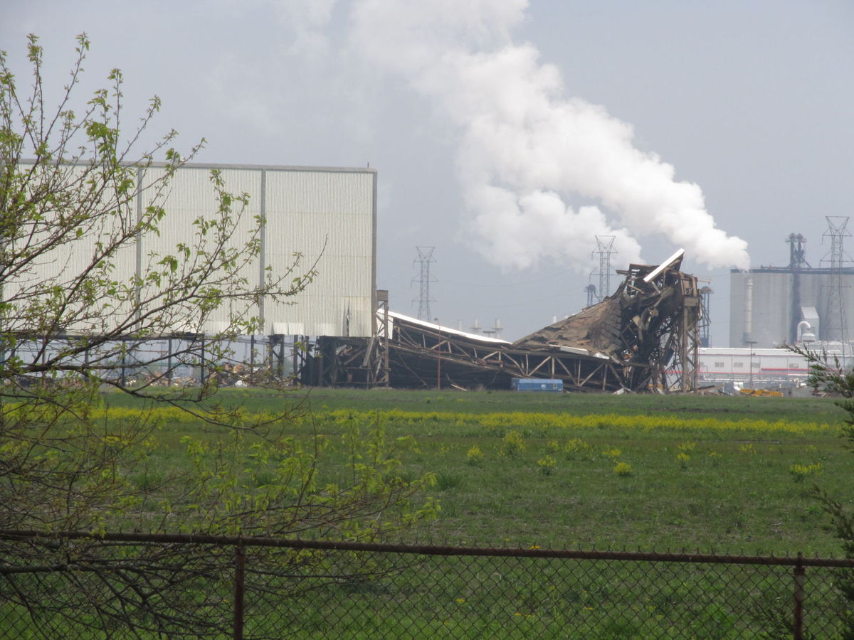 Hennepin Steel Mill Buildings Demolition Continues