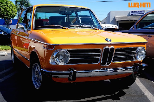 Cool Vintage BMW Showing at Funfzehn Car Shop in Orange, CA