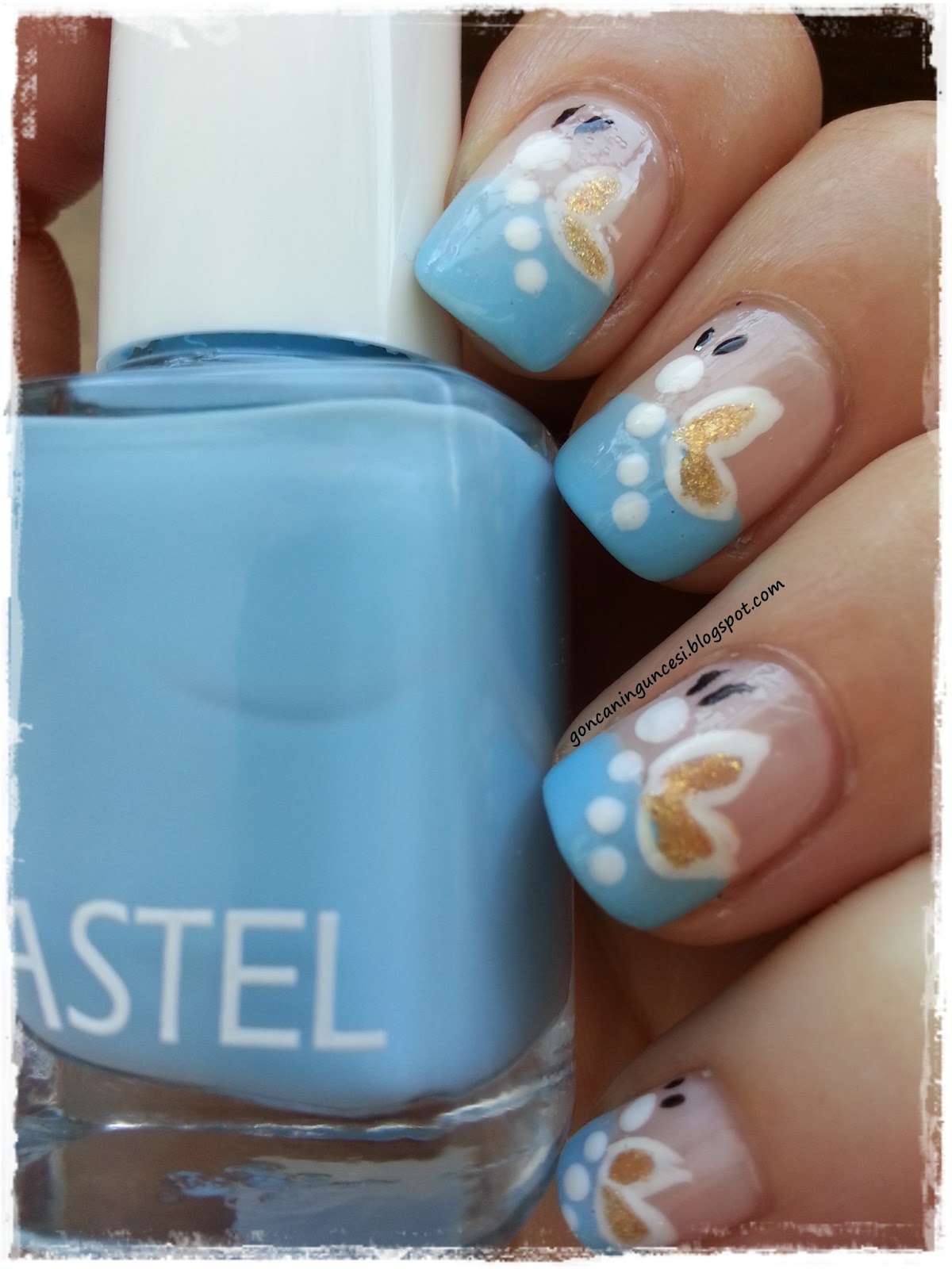 Easy Butterfly Nail Art Gonca�nın Güncesi Kozmetik ve