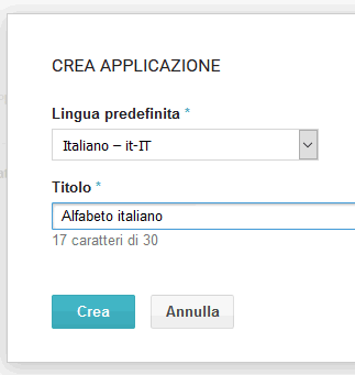 Crea app