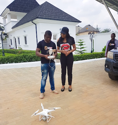Filmmaker, ?Chika?Ike?Shoots a TV Commercial for Abia State Government