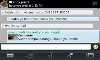 Testimoni konsumen sangat menarik bbm black berry