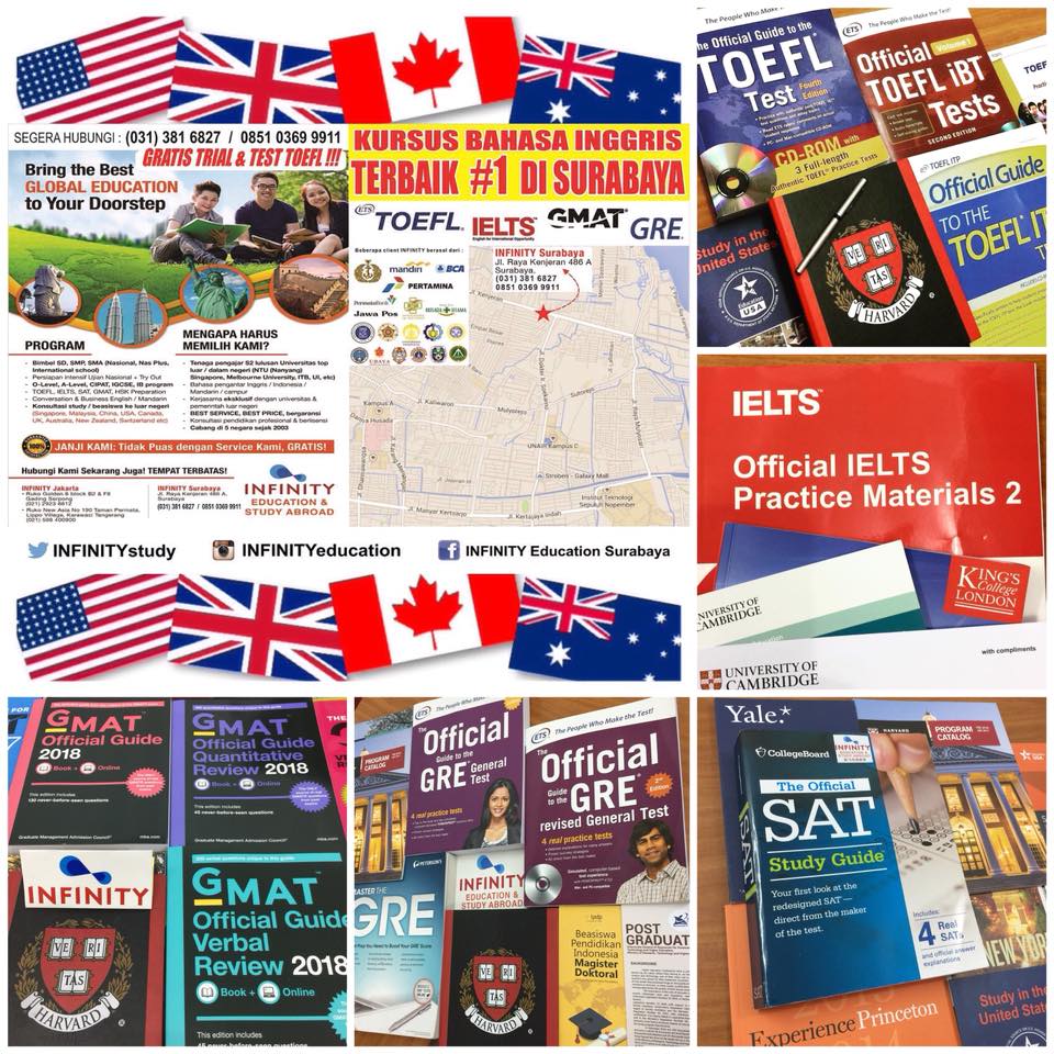 PUSAT PERSIAPAN TES TOEFL, IELTS, GMAT, GRE, SAT, TOEIC • KONSULTASI ...