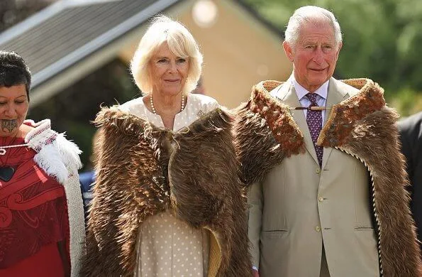 Camilla, Duchess of Cornwall and Prince Charles, Prince of Wales met with New Zealand's Prime Minister Jacinda Ardern