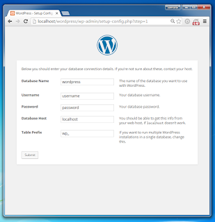 Install WordPress 4.5.2 on windows ( XAMPP + php7 ) tutorial 8