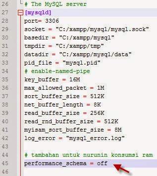 Download XAMPP Terbaru, mysqld Rakus Memori beserta Solusinya