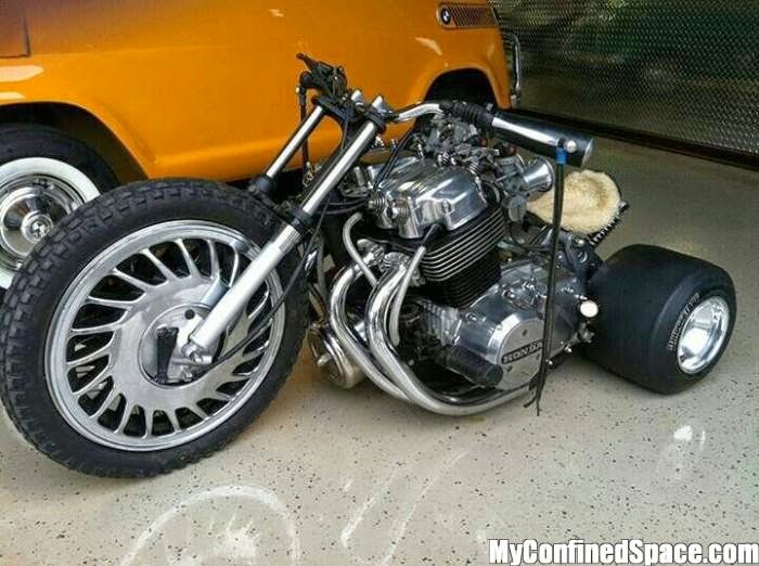 Big Wheel Trike Motorcycle Modification New Design Motorcycle