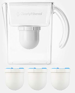 clearly filtered water filter pitcher