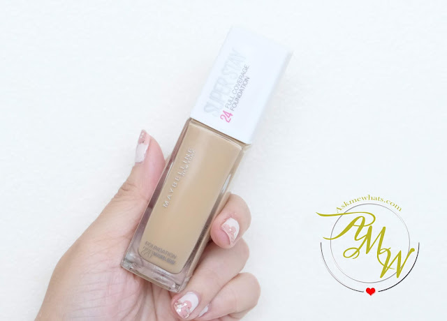 a photo of Maybelline Superstay Full Coverage Foundation Review by Nikki Tiu of www.askmewhats.com