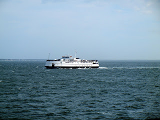 The ferry to Martha's Vineyard from Wood's Hole to Vineyard Haven