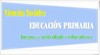 Conjunto de juegos y actividades de Ciencias Sociales de Primaria