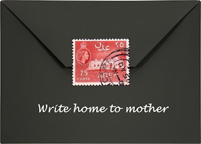 Aden stamp on envelope