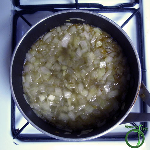 Morsels of Life - Bacon Jam Step 4 - Continue cooking over low/medium heat until onions caramelize a bit.