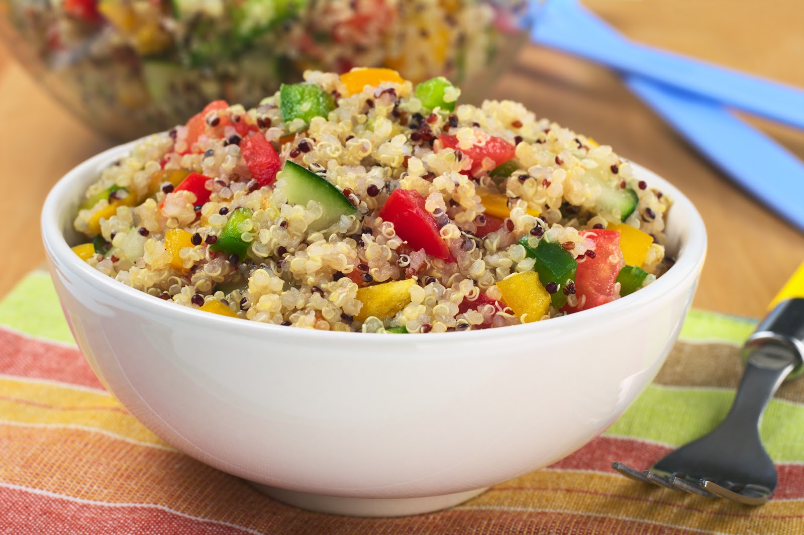Ensalada fresca de quinoa Recetas, salud y bienestar