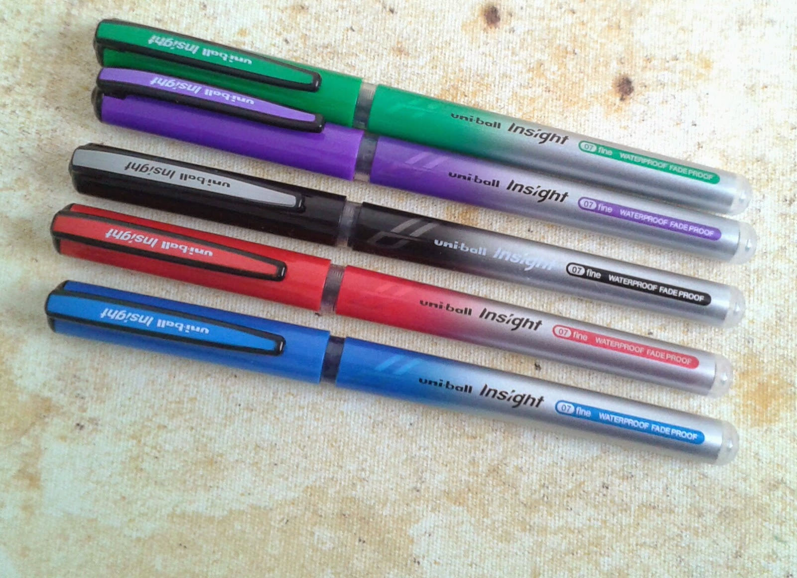 Pen Collection geekery Uniball Insight Liquid Ink Rollerball