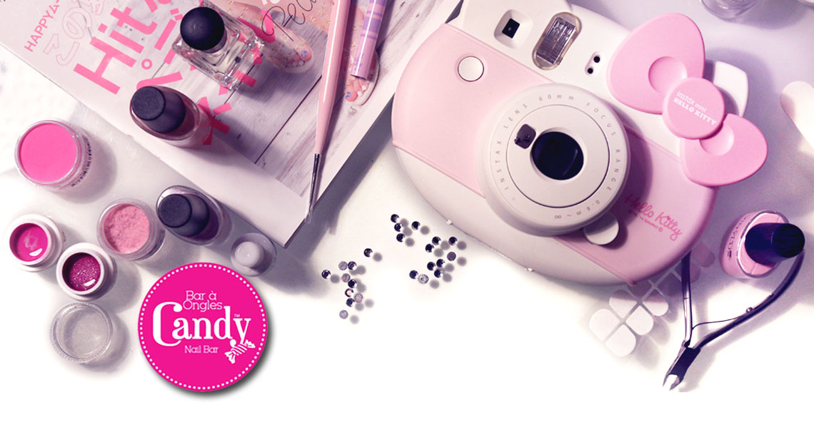 CANDY NAIL BAR Minnie Mouse Nails!