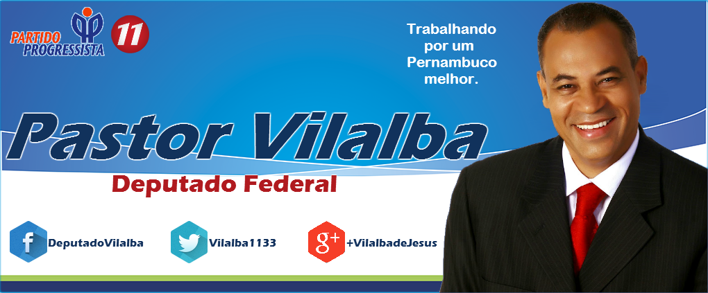 DEPUTADO FEDERAL PASTOR VILALBA - 1133 - PP/PE