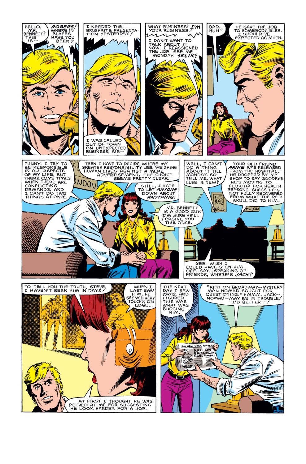 Read online Captain America (1968) comic -  Issue #309 - 6