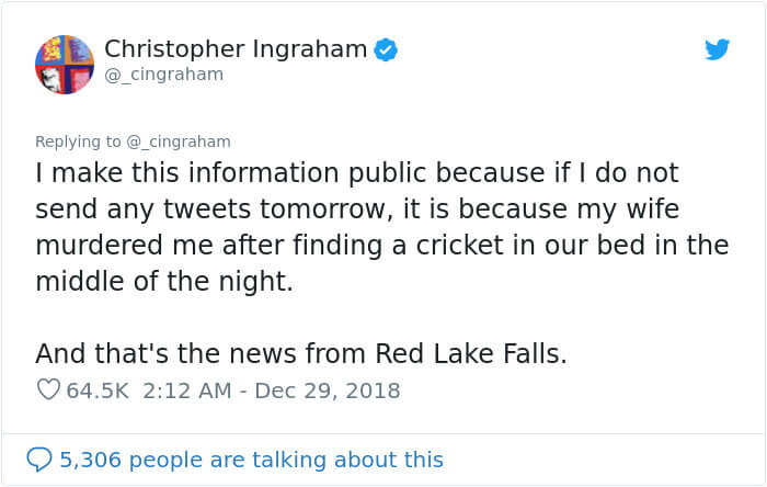 Man Accidentally Unleashed 250 Crickets In His House And The Internet Couldn't Stop Laughing Man Accidentally Unleashed 250 Crickets In His House And The Internet Couldn't Stop Laughing