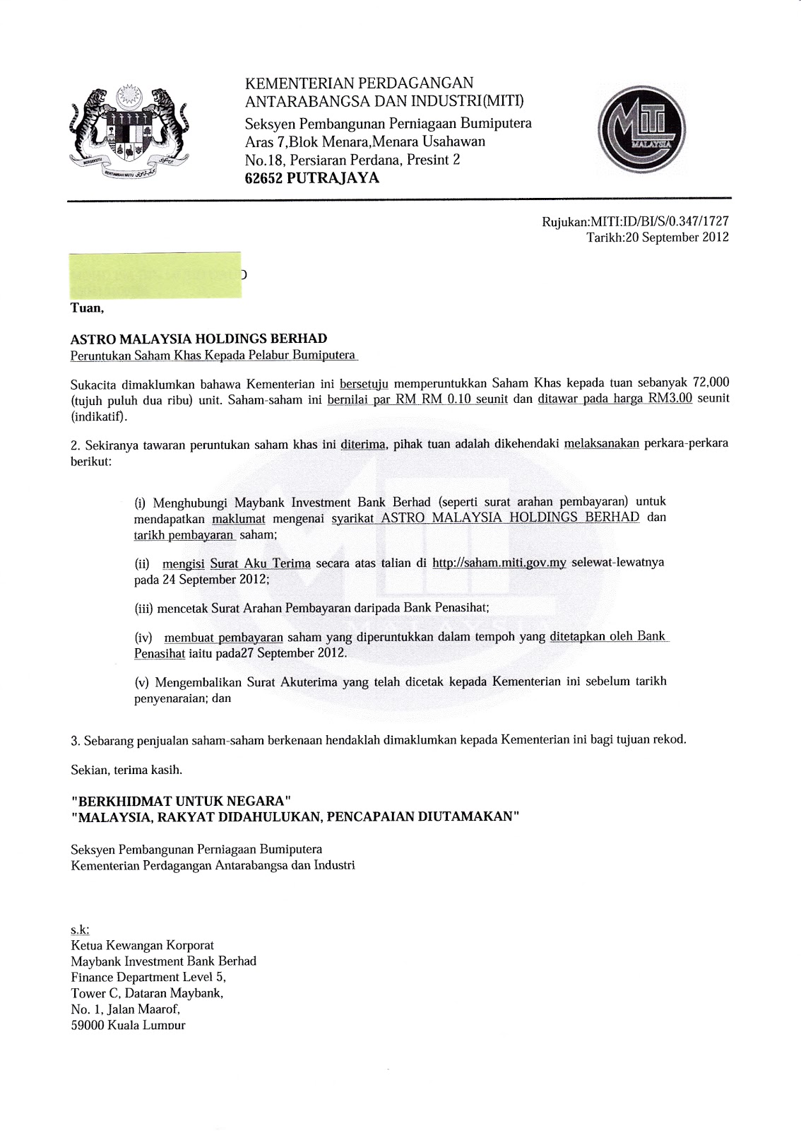 Surat Tawaran Kerja Maybank - Letter.7Saudara.com