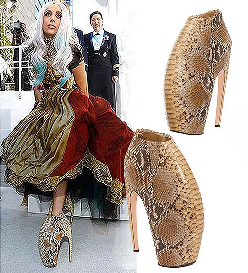 Armadillo high heels untuk Lady Gaga
