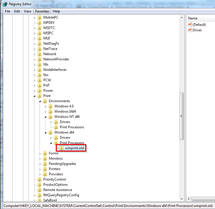 Unable To Remove Printer
