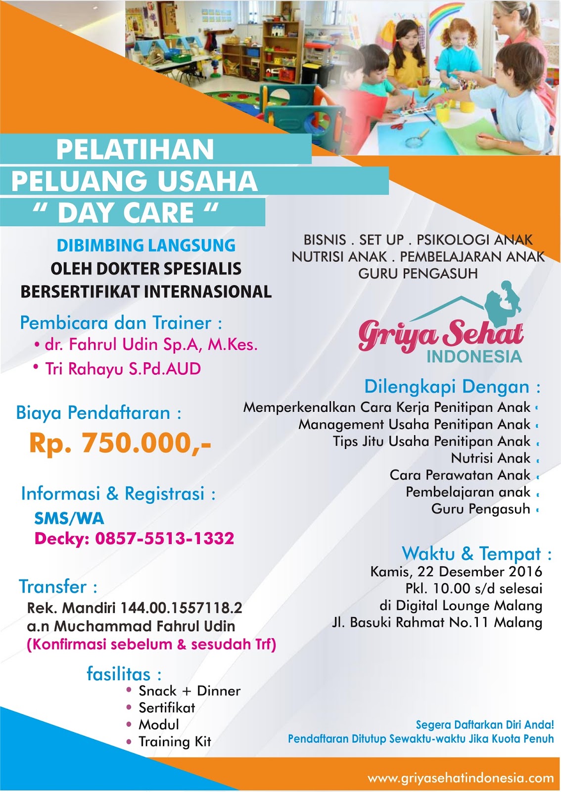 Pelatihan daycare bisnis daycare usaha daycare 22