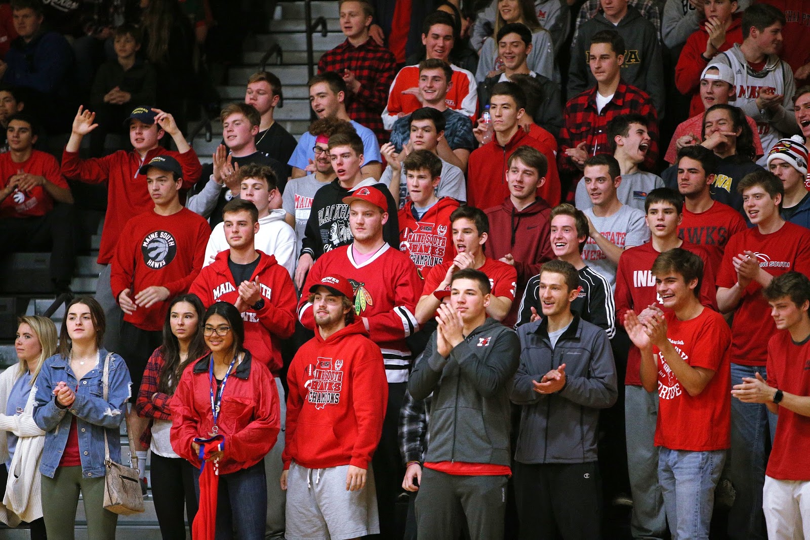 Mark Kodiak Ukena IHSA Varsity Boys Basketball Evanston vs Maine South