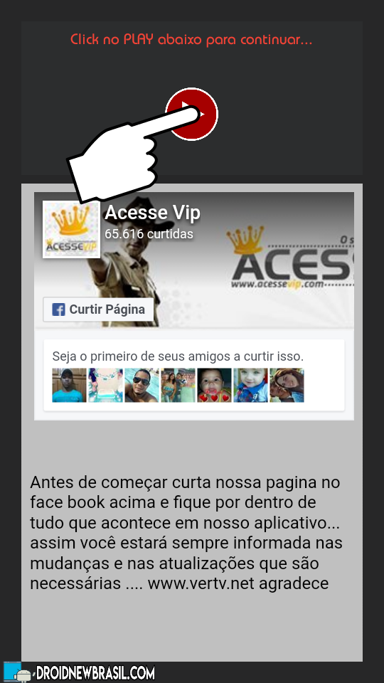 Ícone de um player de vídeo | Droid New