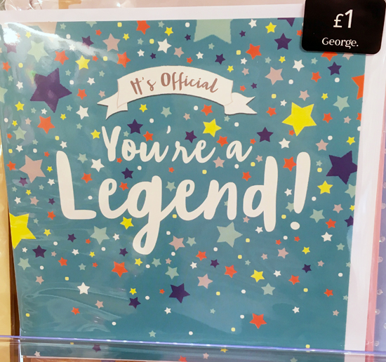 print & pattern CARDS at asda