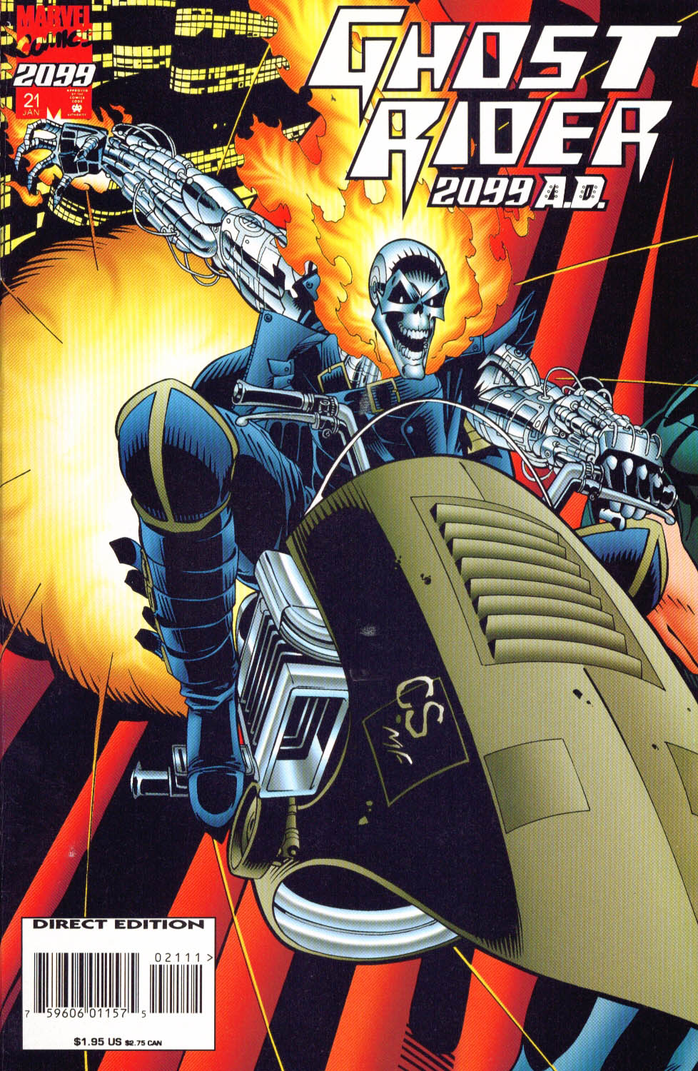 Read online Ghost Rider 2099 comic -  Issue #21 - 2