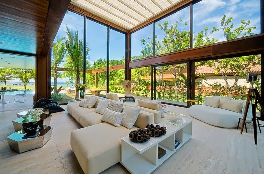 Construindo minha casa clean: salas de estar e de tv modernas!!!