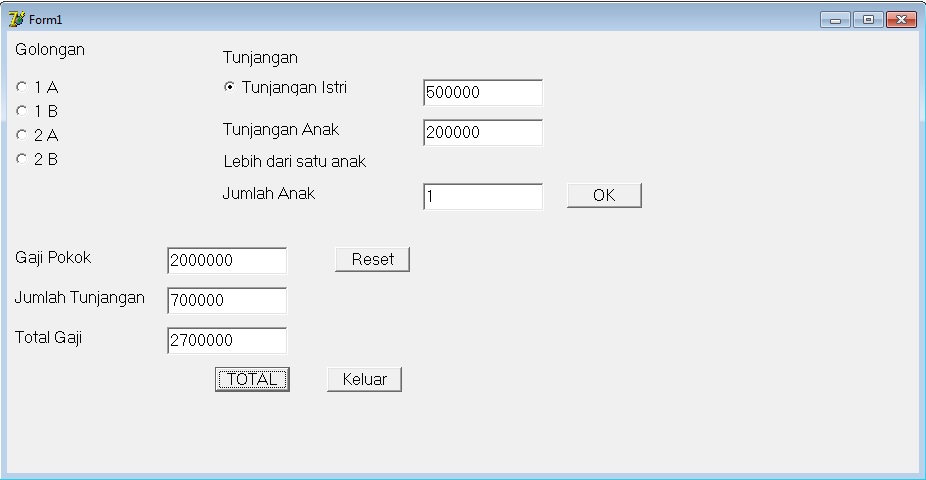 BACALANJUT Contoh Program Delphi Sederhana Penghitung