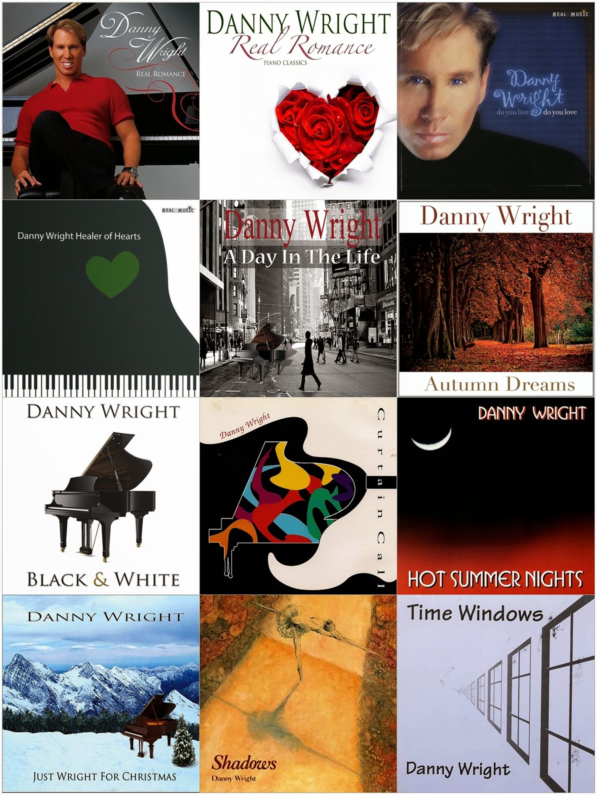 [New Age, Piano] Danny Wright - Collection (1986-2006) (13CD) [APE