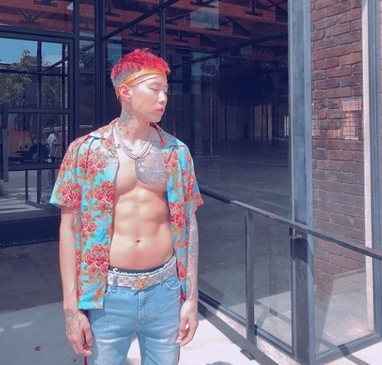 Jay Park bares his greased-up chiseled abs in photoshoot with