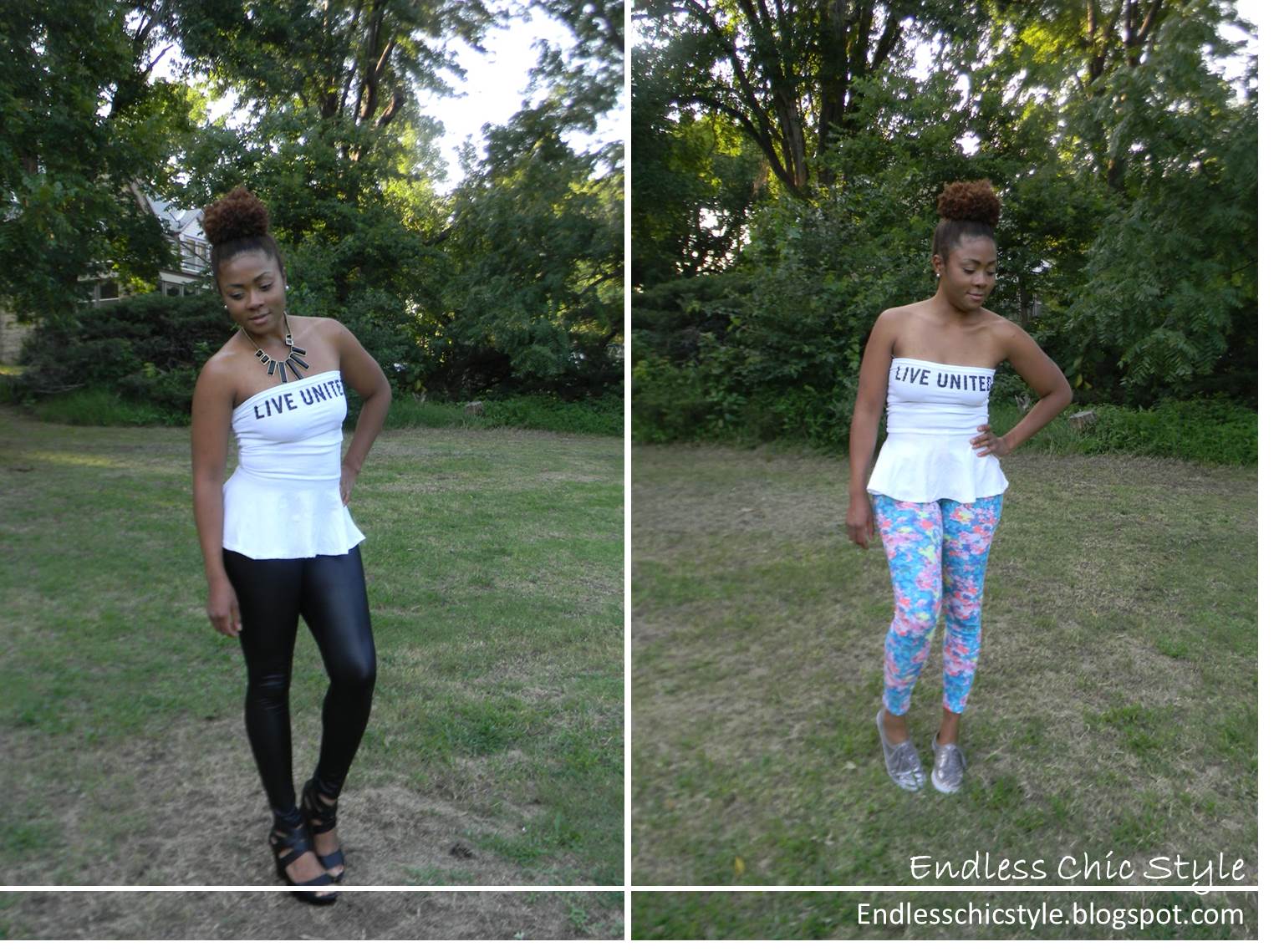 Endless Chic Style : DIY | How To Sew a Peplum Top Using Two T-Shirts