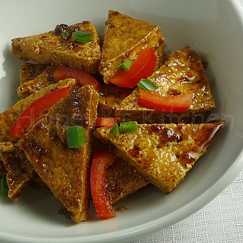 Panfried Tofu with Dark Sweet Soy Sauce Grumpy's Honey Bunch