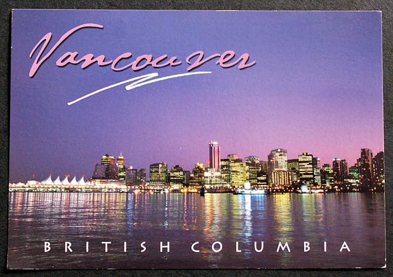 Postcards, Letters and Stamps Canada postcard