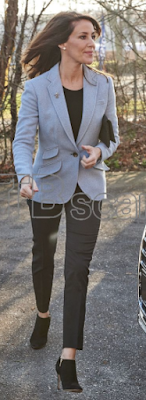 Veste Ralph Lauren / bottines Sergio Rossi