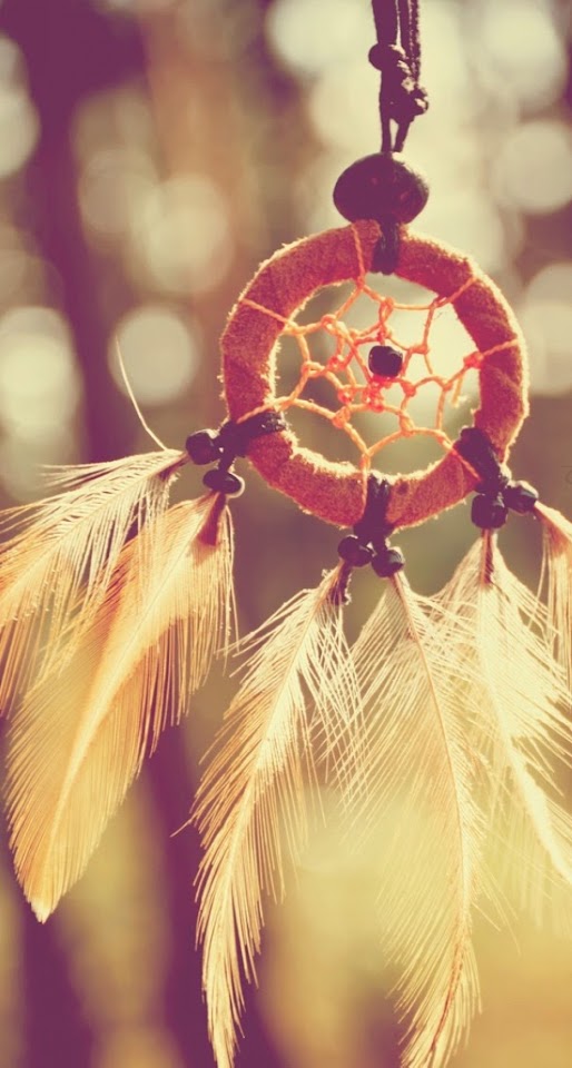 Dreamcatcher Feathers Closeup  Android Best Wallpaper