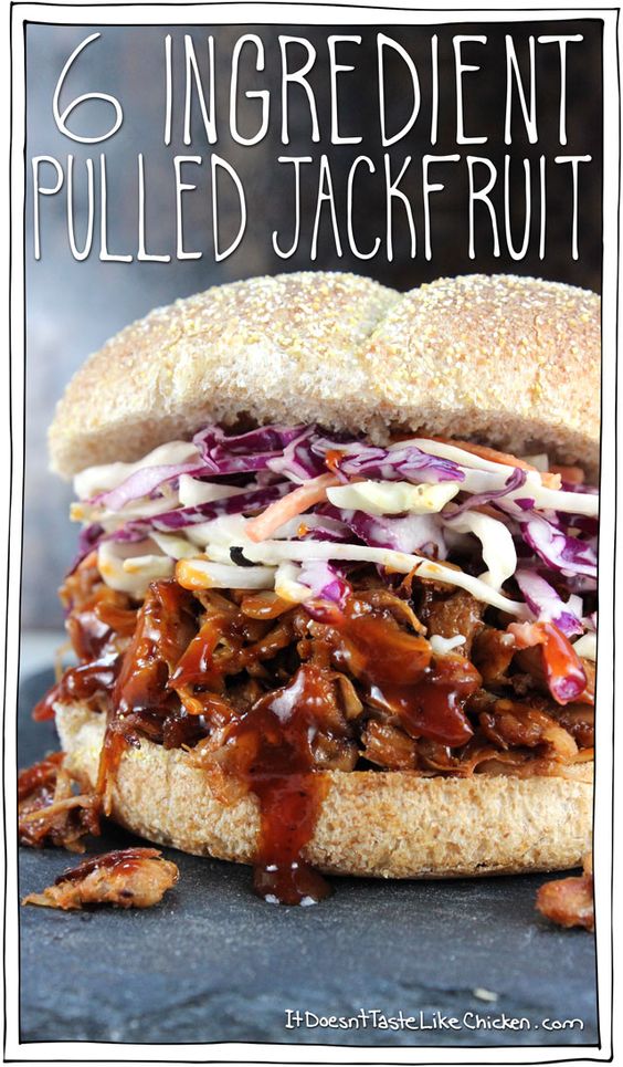 6 INGREDIENT PULLED JACKFRUIT | FOOD RECIPES COLLECTION